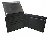 ASHLIN® DESIGNER | PORTEFEUILLE À 9 POCHETTES ALONSO POUR HOMMES, À SECTION RABATTABLE | Peau de vache toscane