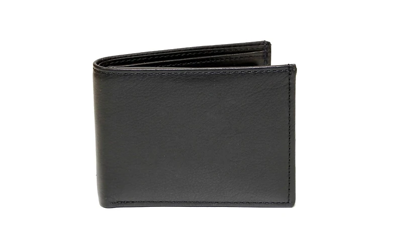 ASHLIN® DESIGNER | PORTEFEUILLE À 9 POCHETTES ALONSO POUR HOMMES, À SECTION RABATTABLE | Peau de vache toscane