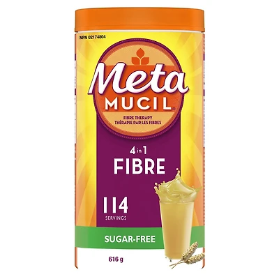 Metamucil Fibre Smooth Texture Sugar Free Unflavored