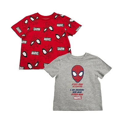 Marvel Ensemble 2 pièces avec tête en toile d'araignée pour tout-petits garçons