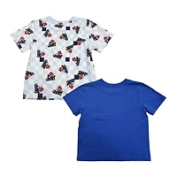 Mario Kart Toddler Boys 2 Piece Brothers Mushroom Top Set