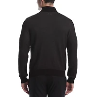 Ben Hogan Performance Men's Long Sleeve Jacquard 1/4 Zip Sweater