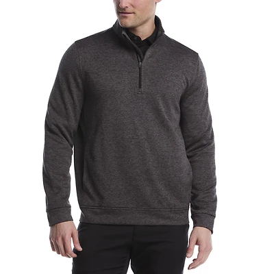 Ben Hogan Performance Men's Long Sleeve Quilted Mini Argyle 1/4 Zip