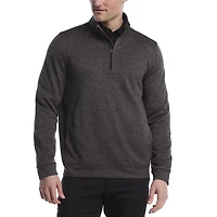 Ben Hogan Performance Men's Long Sleeve Quilted Mini Argyle 1/4 Zip