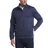 Ben Hogan Performance Men's Long Sleeve Quilted Mini Argyle 1/4 Zip