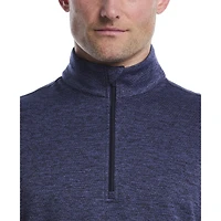 Ben Hogan Performance Men's Long Sleeve Quilted Mini Argyle 1/4 Zip