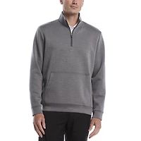 PGA Tour Course Essentials Men's Melange 1/4 Zip Golf Sweater