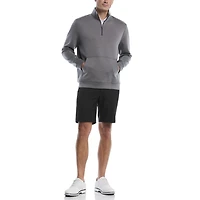 PGA Tour Course Essentials Men's Melange 1/4 Zip Golf Sweater