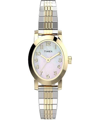 TIMEX® Cavatina 18mm Stainless Steel Expansion Band Watch