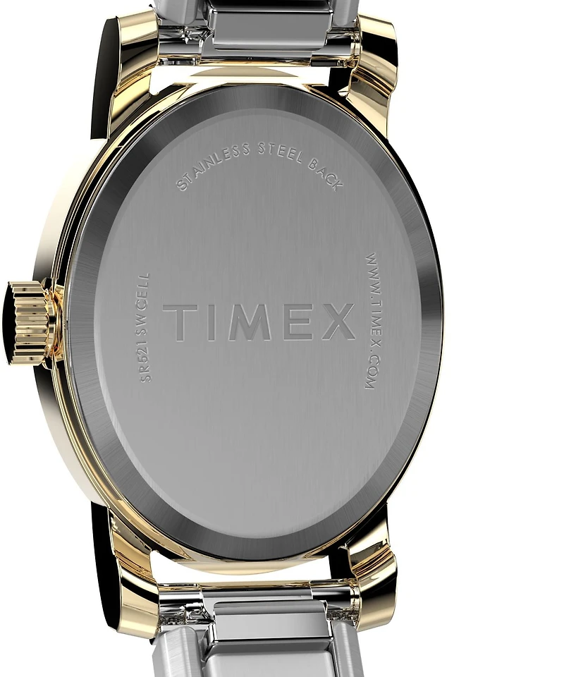 TIMEX® Cavatina 18mm Stainless Steel Expansion Band Watch