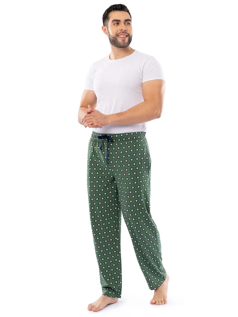 Pantalon Pyjama en jersey pour hommes, imprimé vert de Wrangler