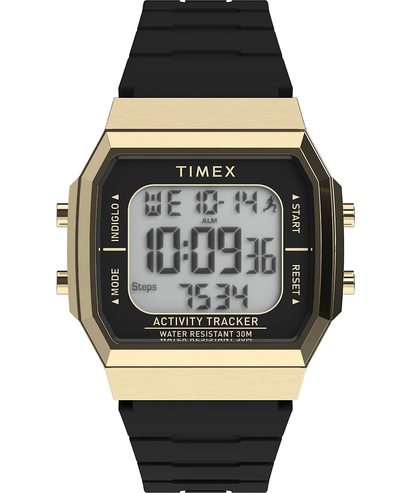 TIMEX® Activity Tracker 40mm Silicone Strap Watch