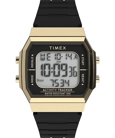 TIMEX® Activity Tracker 40mm Silicone Strap Watch