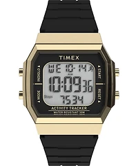 TIMEX® Activity Tracker 40mm Silicone Strap Watch