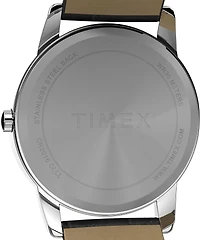 TIMEX® Easy Reader® 35mm Leather Strap Watch 