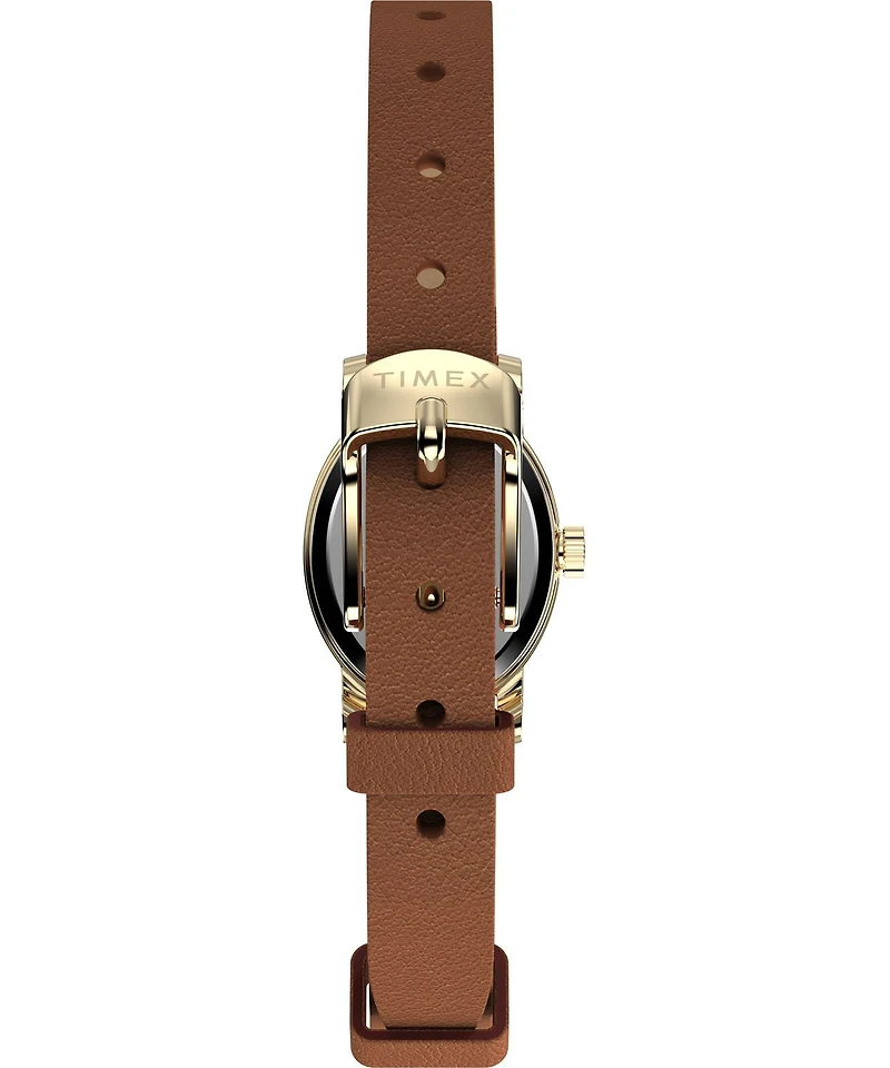 TIMEX® Cavatina 18mm Leather Strap Watch