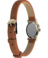 TIMEX® Cavatina 18mm Leather Strap Watch