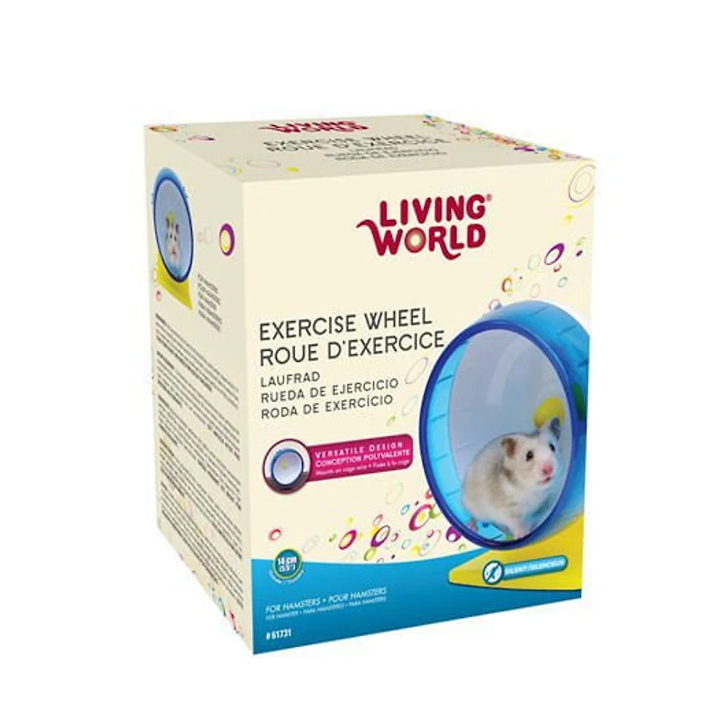 Roue d’exercice Living World pour hamsters 14 cm (5,5 po)