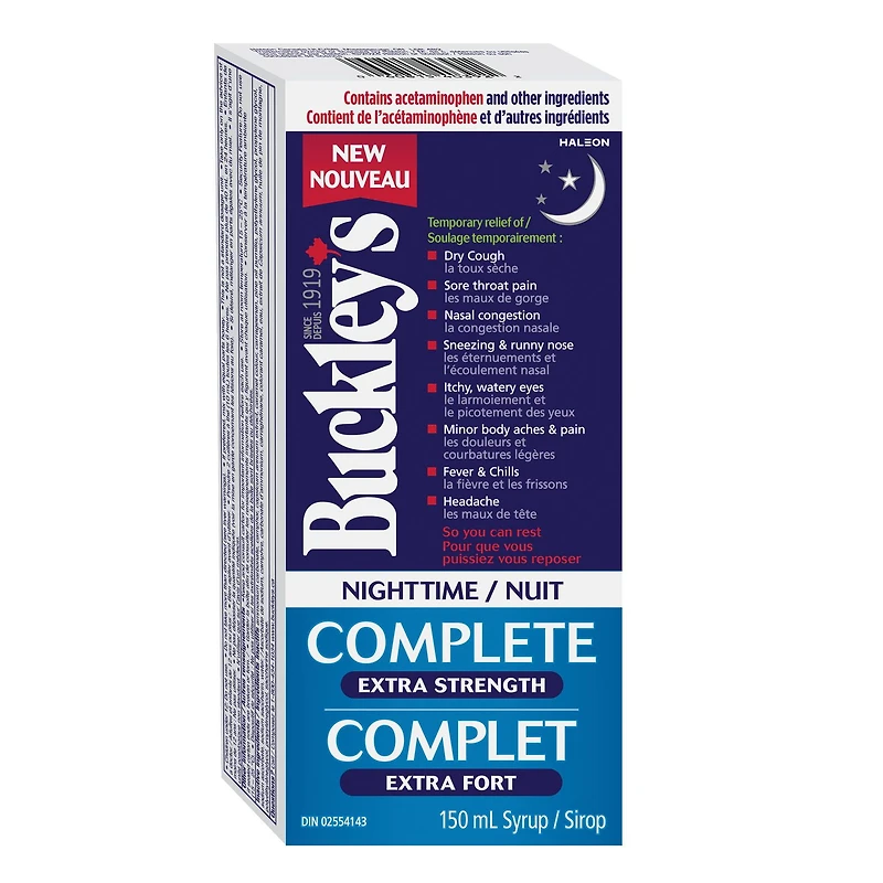 Buckley's Nuit Complet Extra Fort, 150 ml