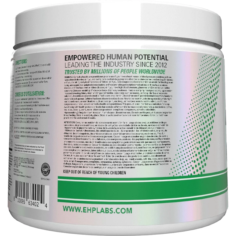 EHPLabs OxyShred – Poudre Thermogénique Pré-Entraînement et Supplément Brûle-Graisses, Saveur Kiwi-Fraise