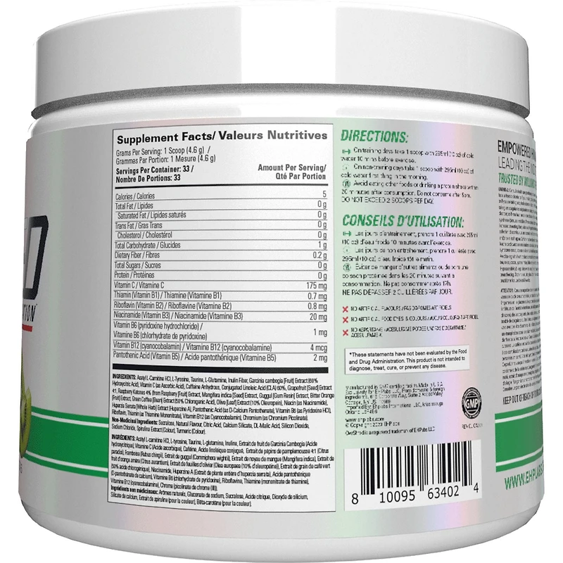 EHPLabs OxyShred – Poudre Thermogénique Pré-Entraînement et Supplément Brûle-Graisses, Saveur Kiwi-Fraise