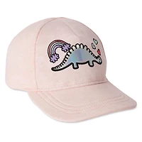 Casquette de baseball avec dinosaure George pour bébés filles