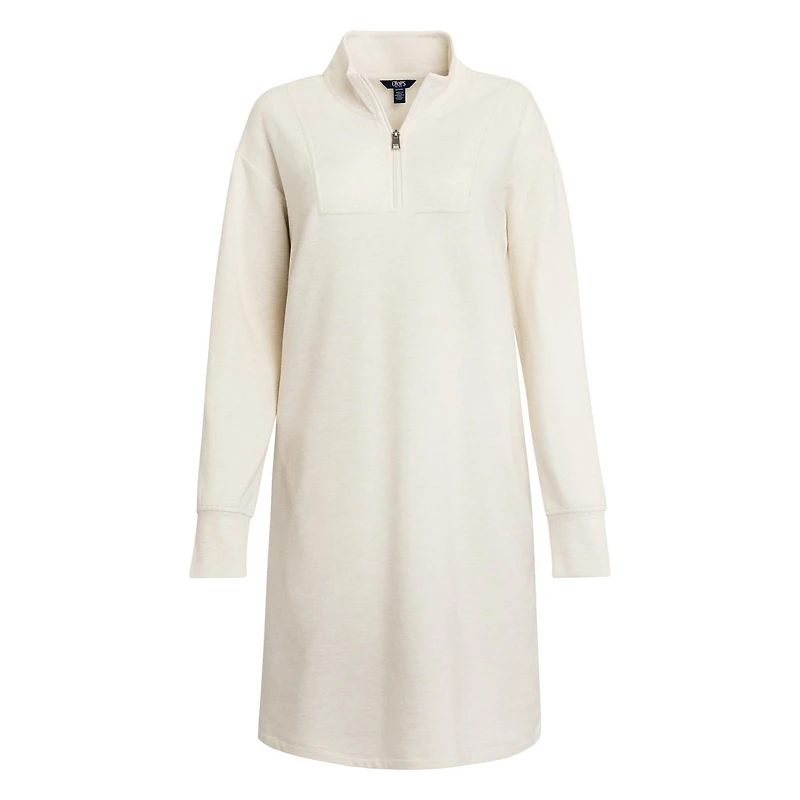 CHAPS QTR ZIP DRESS