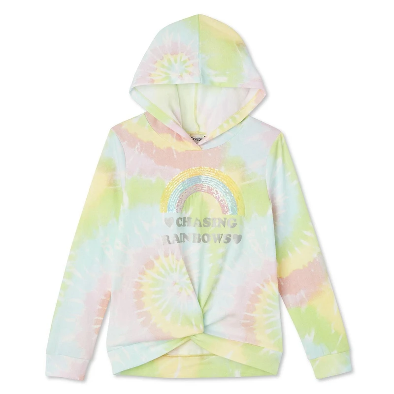 George Girls' Wrapped Hem Hoodie