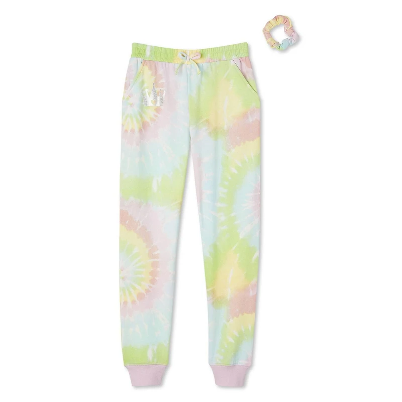 George Girls' Jogger with Scrunchie 2-Piece Set
