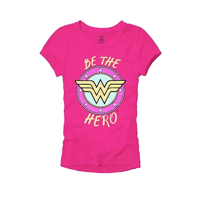 Girls Wonder Woman Be The Hero T-Shirt