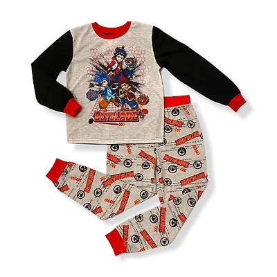 Beyblade Boy's 2-Piece Long Sleeve Pajama Set