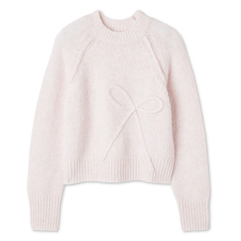No Boundaries Women's Bow Sweater