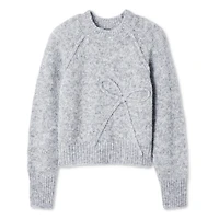 No Boundaries Women's Bow Sweater