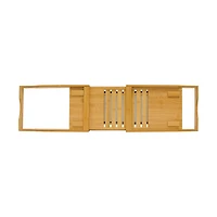 Plateau de baignoire en bambou