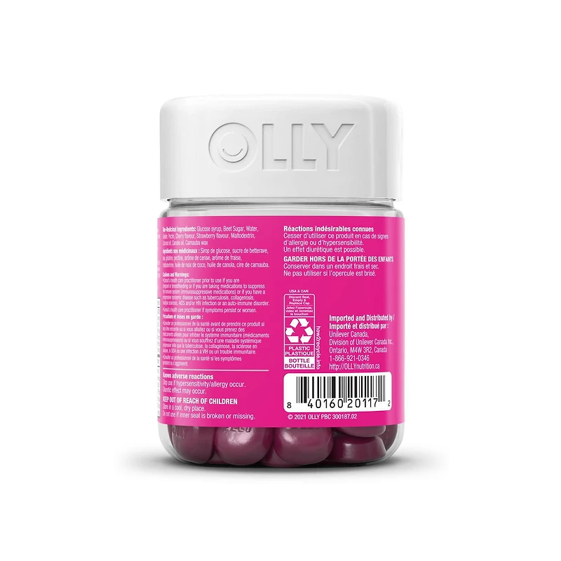 OLLY Active Immunity + Elderberry Berry Brave Gummy Supplement, 45 Gummy Supplements