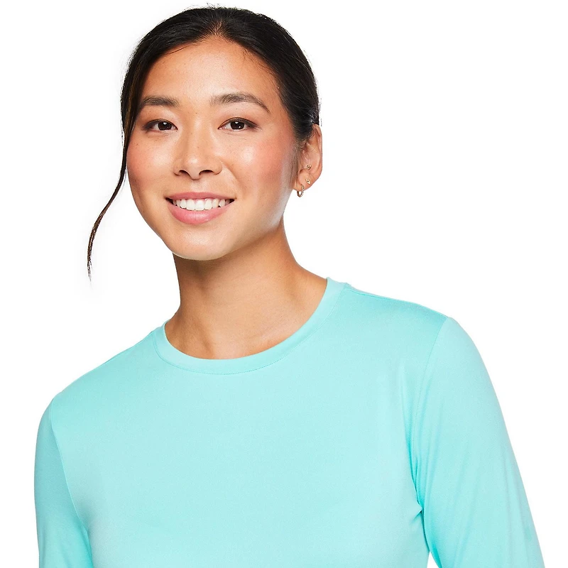 T-shirt à manches longues Athletic Works pour femmes Tailles TP–TTG