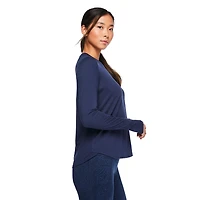 T-shirt à manches longues Athletic Works pour femmes Tailles TP–TTG