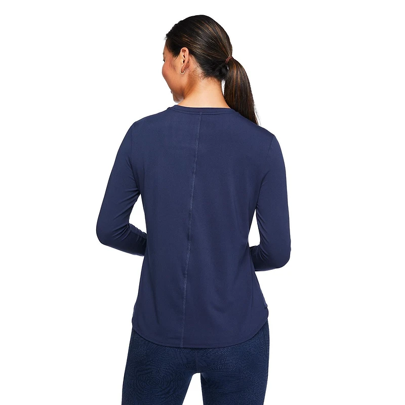 Athletic Works Women's Long Sleeve Tee, Sizes XS-XXL