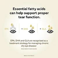 NutraSea Oméga-3 Ciblé Œil sec, Menthe fraîche, 120 gélulest