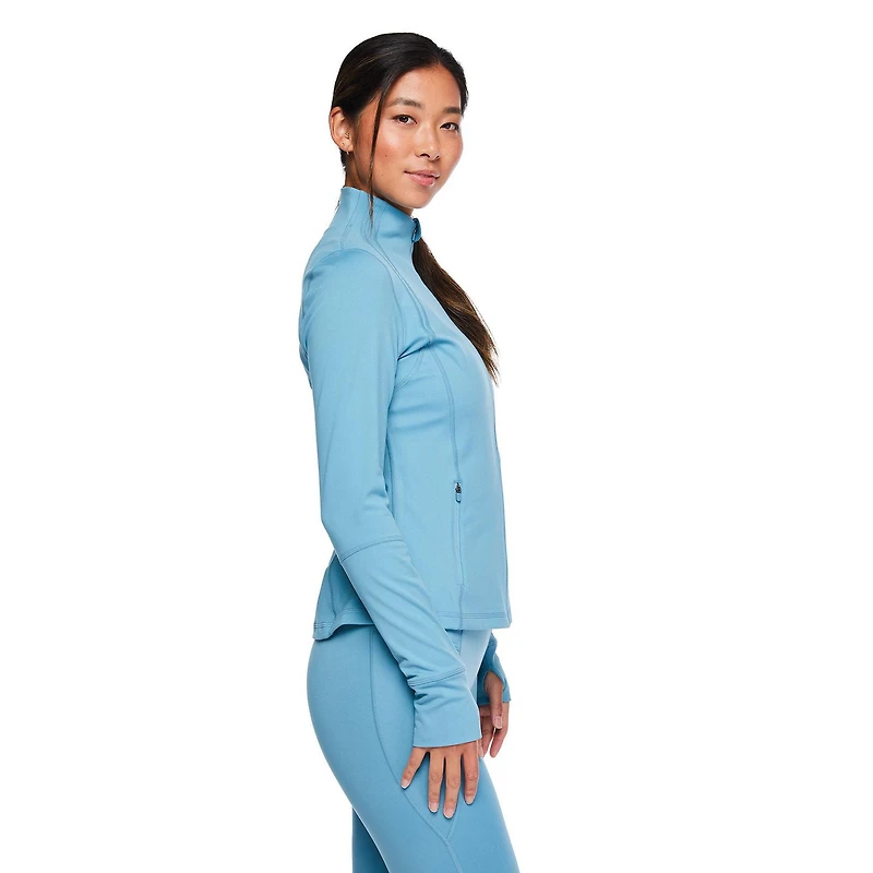 Veste zippée sur la longueur Athletic Works pour femmes