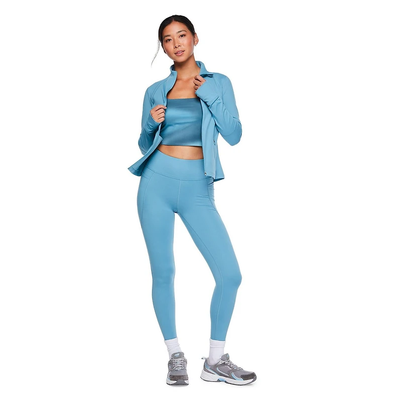 Veste zippée sur la longueur Athletic Works pour femmes
