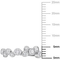 Miabella 1-1/5 Carat T.G.W. Cubic Zirconia Sterling Silver Band Ring