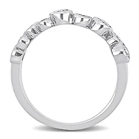 Miabella 1-1/5 Carat T.G.W. Cubic Zirconia Sterling Silver Band Ring