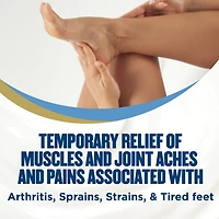 Gold Bond Medicated Crème analgésique pour les pieds, tube de 113 g, crème pour les pieds pour un soulagement rapide et temporaire des douleurs mineures aux pieds, douleurs musculaires et articulaires associées à l'arthrite, aux entorses et aux foulures 113g