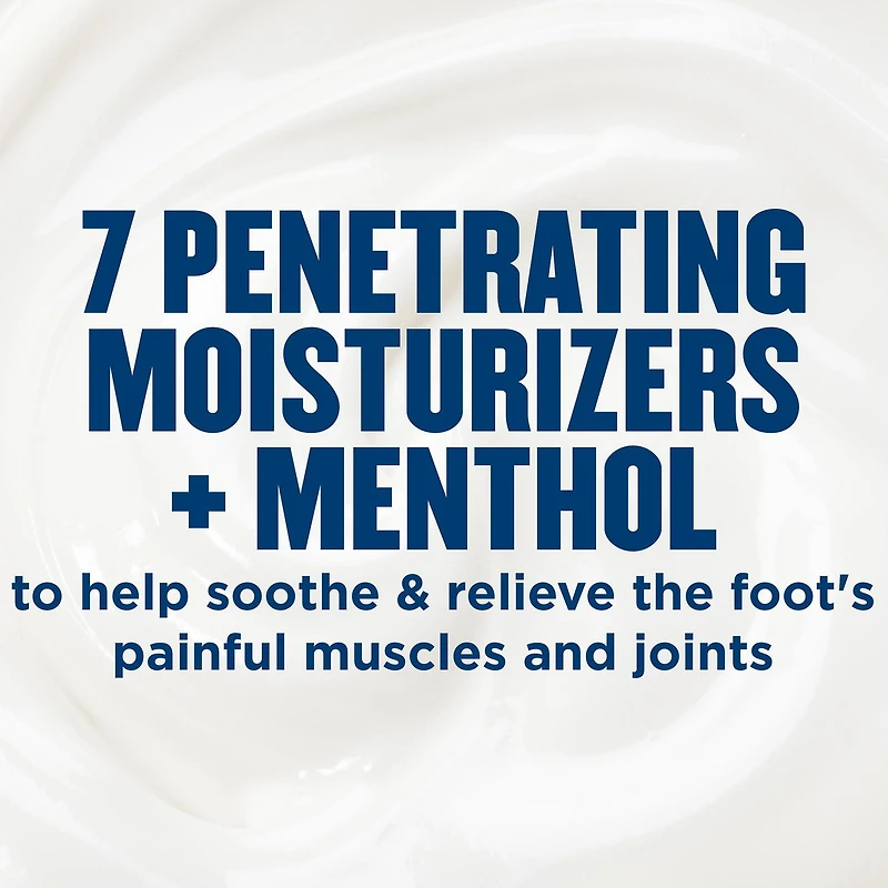 Gold Bond Medicated Crème analgésique pour les pieds, tube de 113 g, crème pour les pieds pour un soulagement rapide et temporaire des douleurs mineures aux pieds, douleurs musculaires et articulaires associées à l'arthrite, aux entorses et aux foulures 113g
