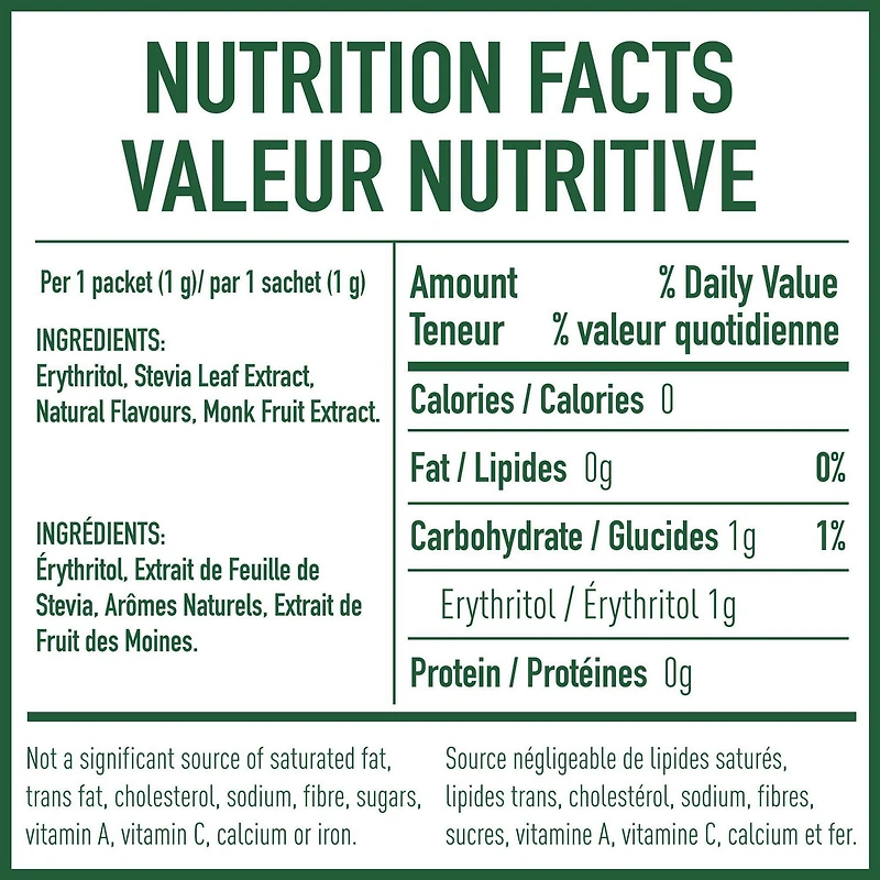 Whole Earth Monk Fruit & Stevia 80pk