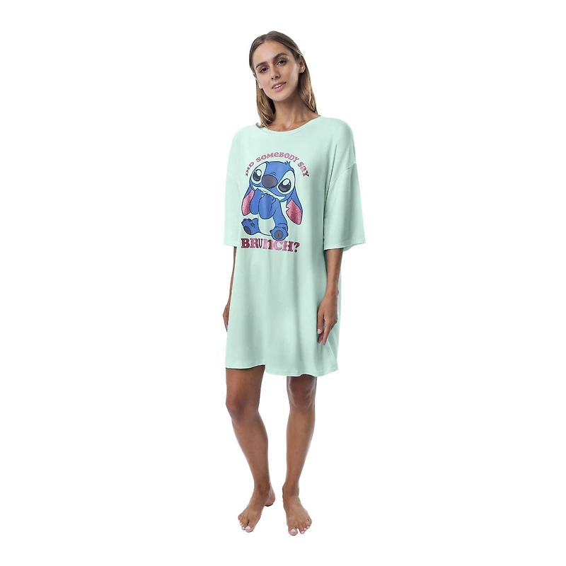 Disney Stitch - Chemise de nuit imprimée pour femmes