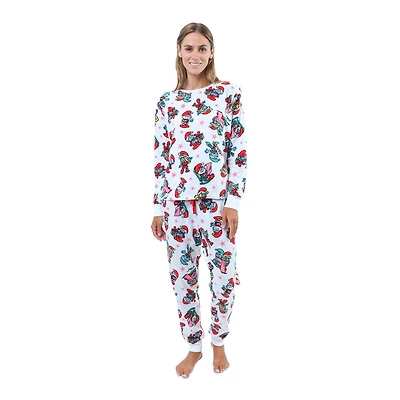 Disney Les Schtroumpfs - Ensemble pyjama jogger pour femmes