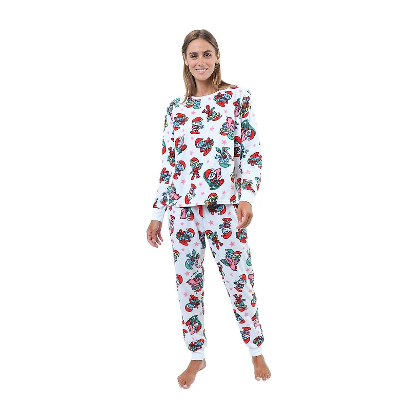 Disney Les Schtroumpfs - Ensemble pyjama jogger pour femmes