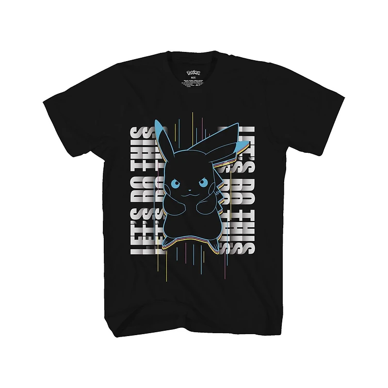 Garçons Pokemon Pikachu Faisons ce T-shirt Tailles: TP-TG